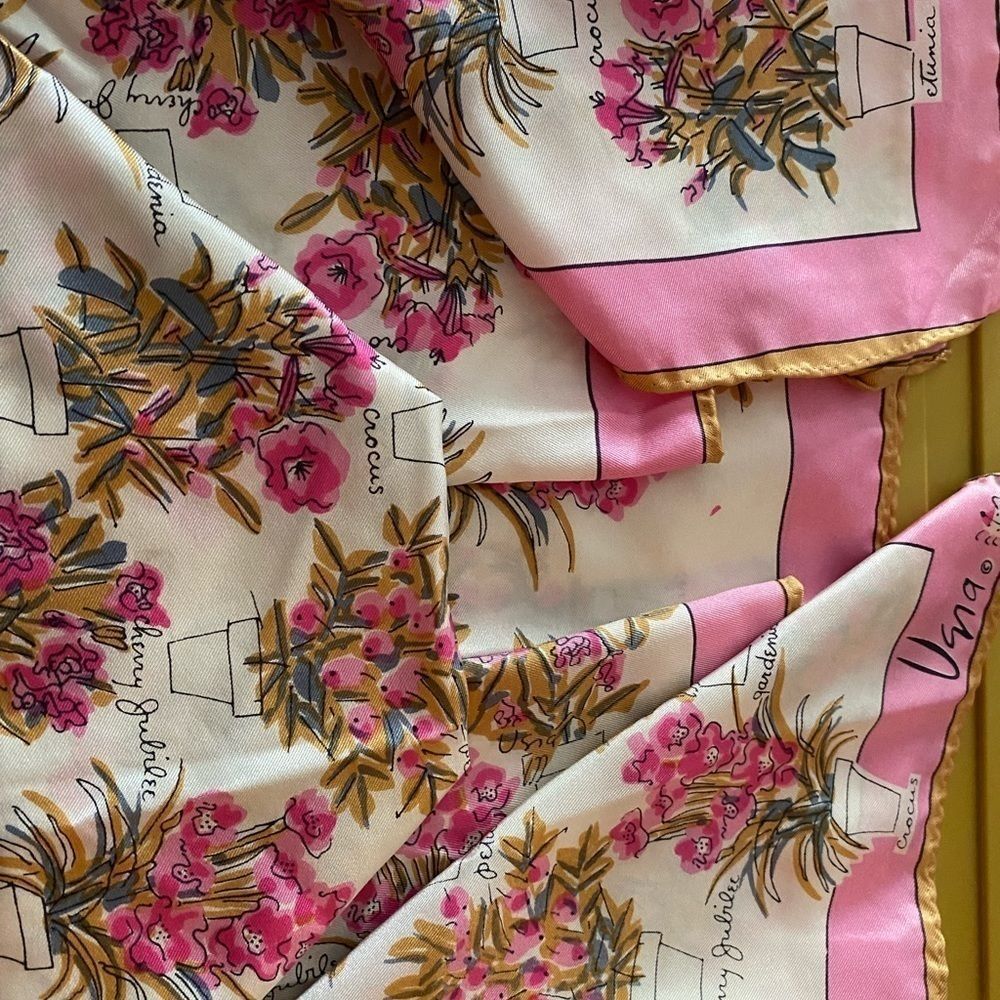 Scarves by Vera 100% nylon made in Japan 
Artist Vera Newman